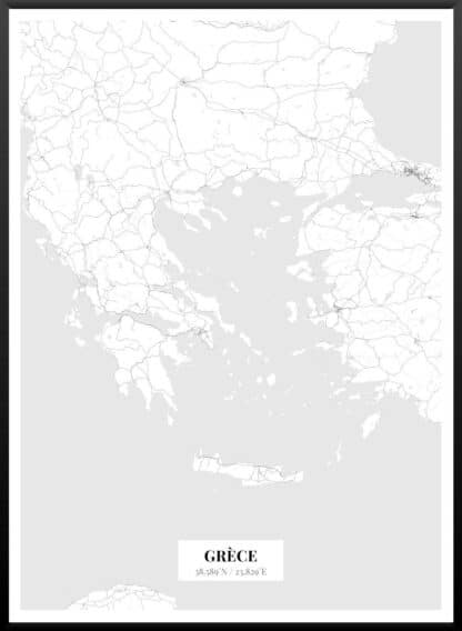 Affiche Grèce design