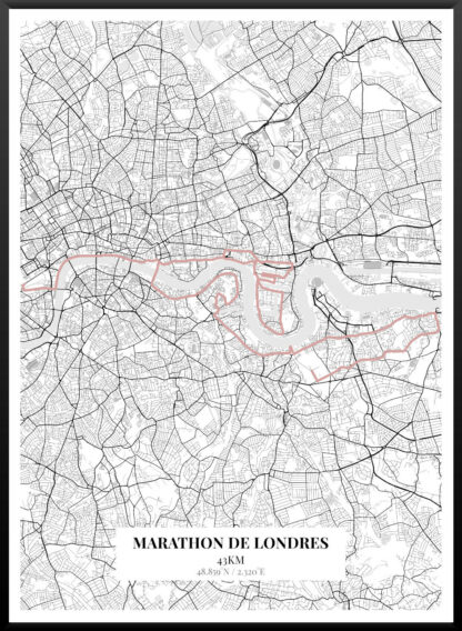 Affiche-marathon-de-Londres-Design