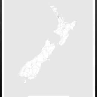 affiche Nouvelle-Zélande design