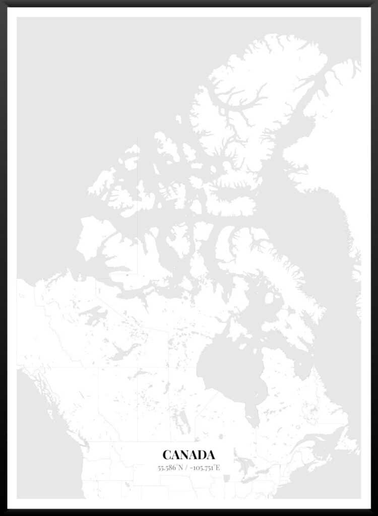 Affiche Design Canada Mapdesign