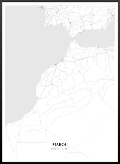 affiche Maroc design